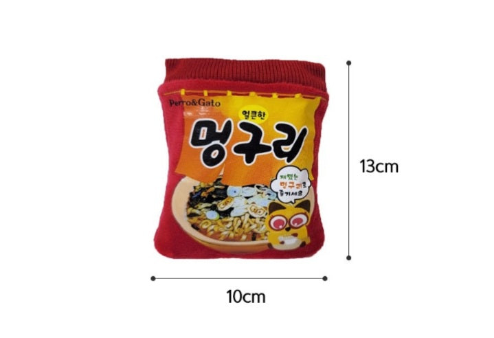 Korean Ramen Soft Dog Toy
